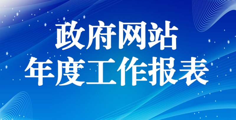 政府網站年度工作報表